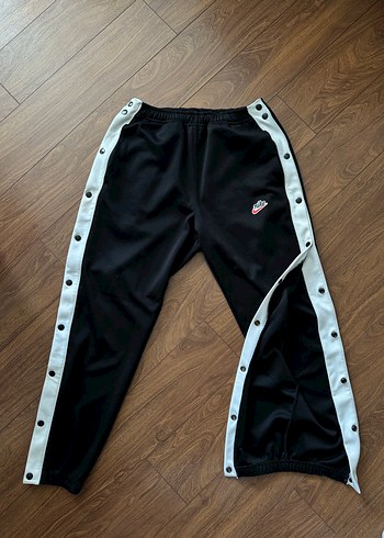 Düğmeli Siyah Erkek Eşofman Altı - Görsel 3