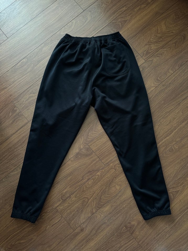 Düğmeli Siyah Erkek Eşofman Altı - Görsel 2