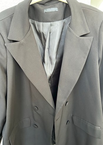 48 Beden siyah Renk Siyah blazer ceket