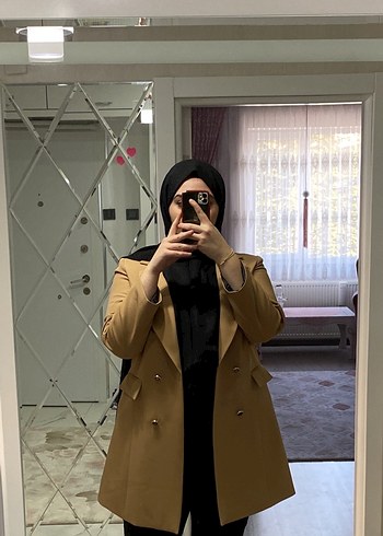Kadın Camel Blazer