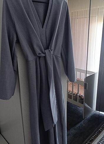 38 Beden gri Renk Kimono elbise