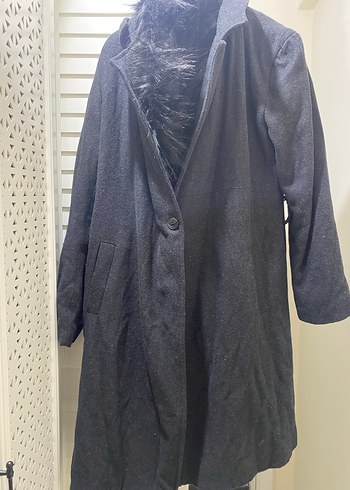 Siyah Kürklü Uzun Kaban - Görsel 2