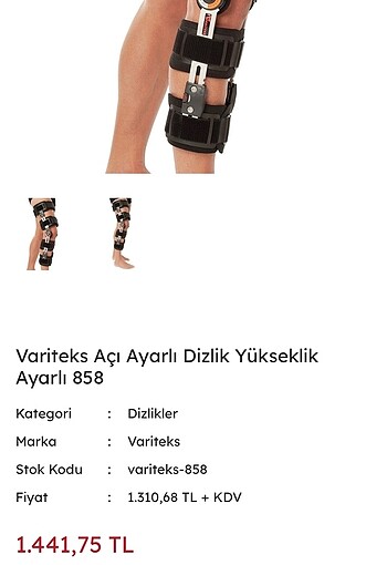 Açı Ayarlı Dizlik