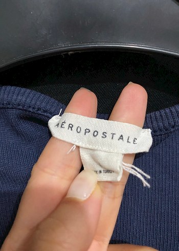 Aeropostale Lacivert Düğmeli Kadın Tişört