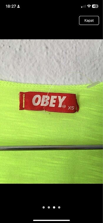 xs Beden obey fosforlu atlet