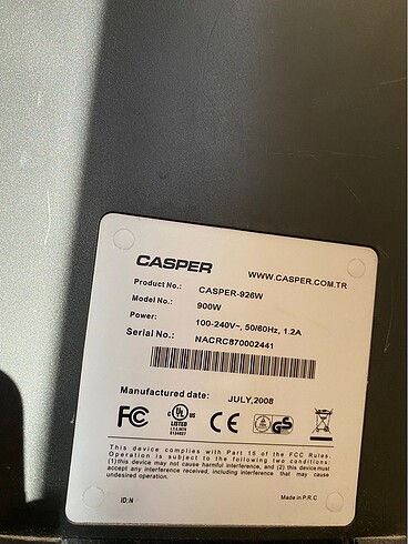casper 900w monitör - Görsel 2