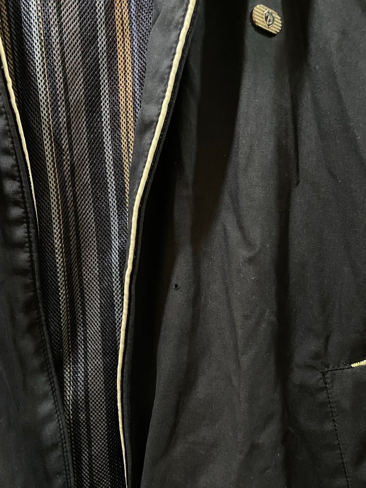 Erkek Mavi Parlak Ceket, Fermuarlı, Normal Boy - Görsel 5