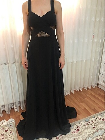 Siyah Uzun Elbise