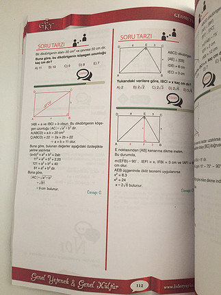  KPSS geometri konu anlatım 2016 