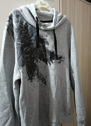 Defacto gri sweatshirt