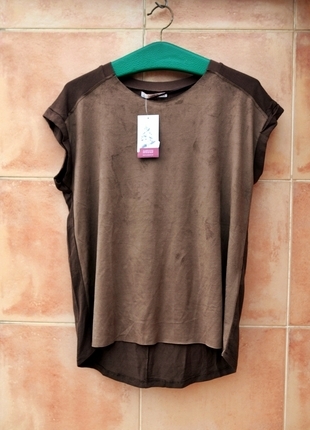 PULL BEAR MARKALI KAHVERENGİ BLUZ