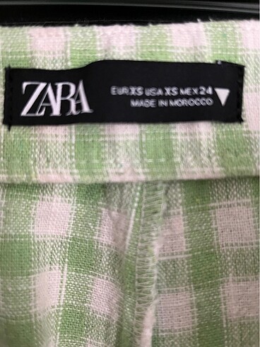 xs Beden Zara pantolon