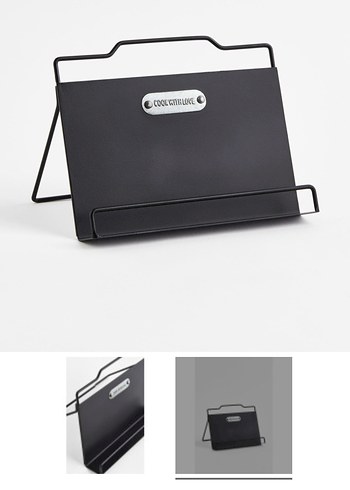 H&M Home Siyah Metal Dergi, kitap Standı