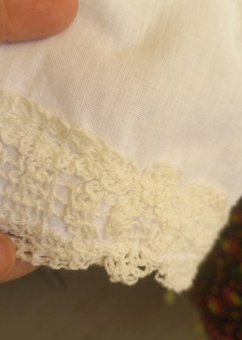 Beyaz Keten Düğmeli Kadın Gömlek - Görsel 5