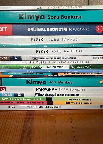 Beden Renk TYT-AYT Soru Bankası ve Deneme Kitapları Seti Sayısal Branş