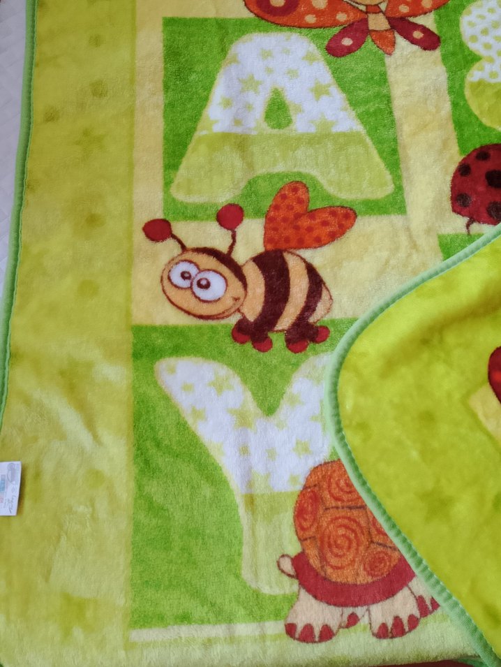 Renkli Baskılı Çocuk Battaniyesi - Görsel 3