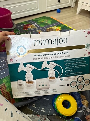 Mamajoo çift başlıklı süt sağma makinası