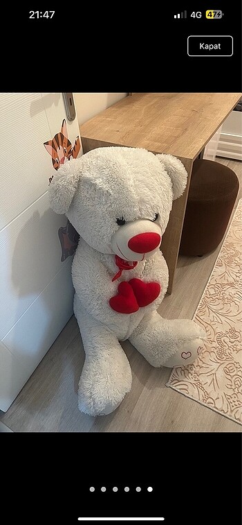 Büyük boy peluş oyuncak