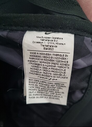 Beden siyah Renk Nike Sırt Çantası