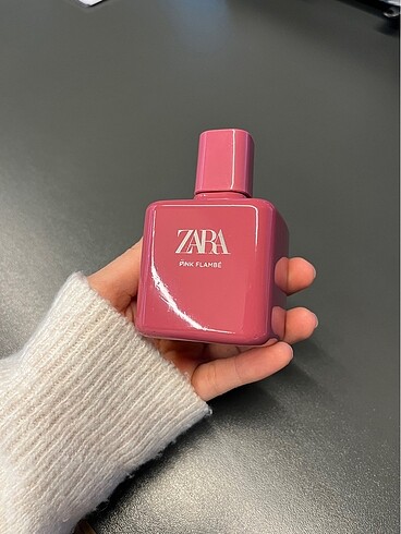 Zara Pink Flambe Boş Parfüm Şişesi
