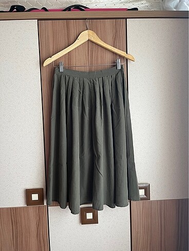 Koton Koton Marka Tencel Haki Etek
