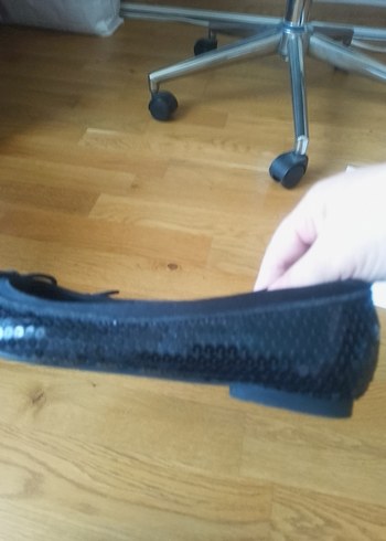 41 Beden mavi Renk siyah payetli ev babeti
