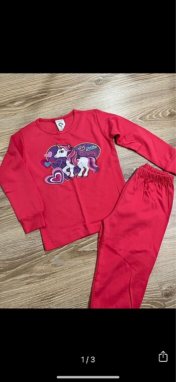 Kız çocuk pijama takımı 3-4 yaş