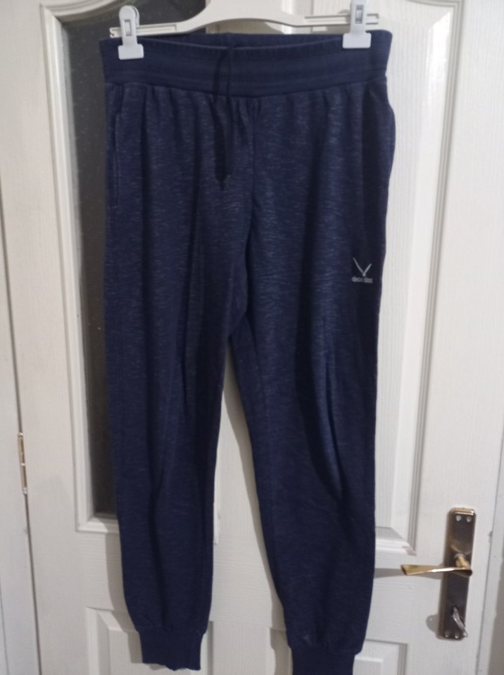 Lacivert Pamuklu Hamile Eşofman Altı - Görsel 2