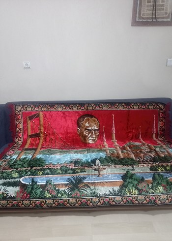 Çok Renkli Baskılı Geleneksel duvar halısı - Görsel 2