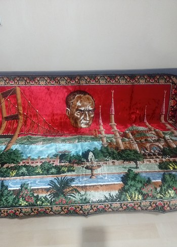 Çok Renkli Baskılı Geleneksel duvar halısı - Görsel 5