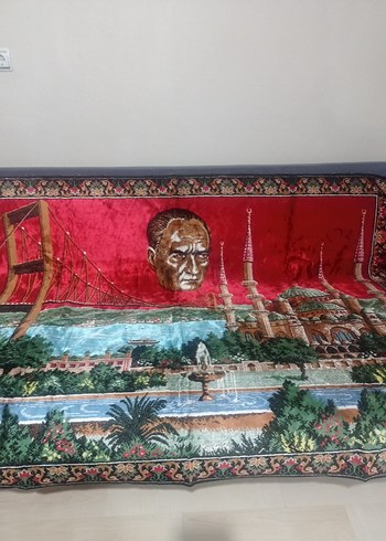 Çok Renkli Baskılı Geleneksel duvar halısı - Görsel 4