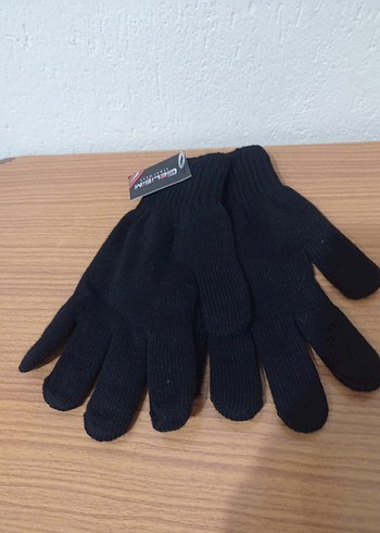 Kadın Siyah Örgü Eldiven - Görsel 2