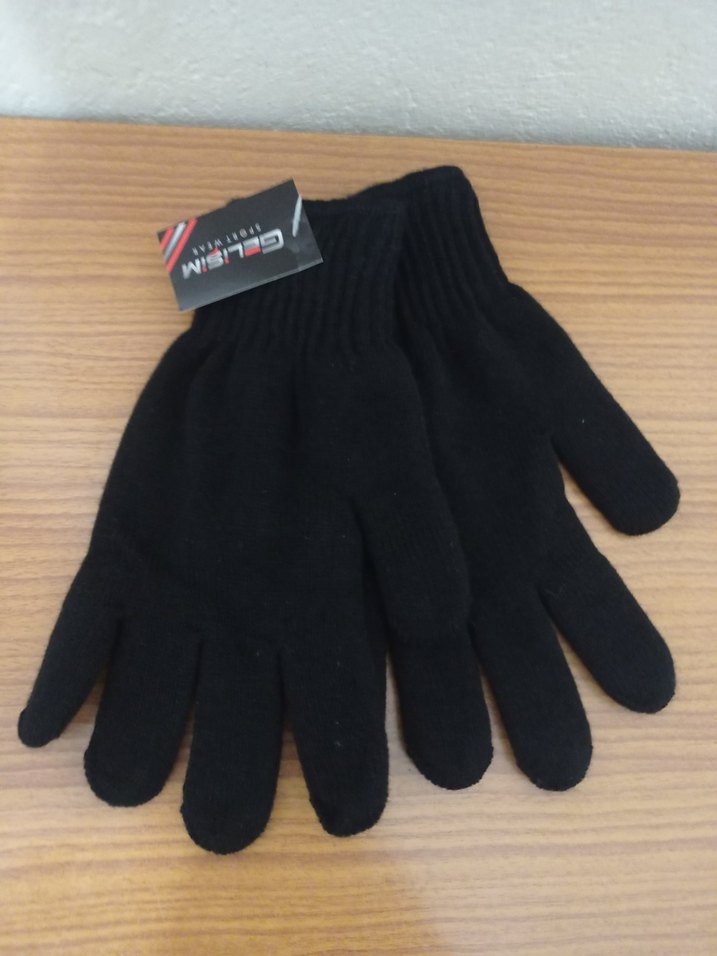 Kadın Siyah Örgü Eldiven - Görsel 5