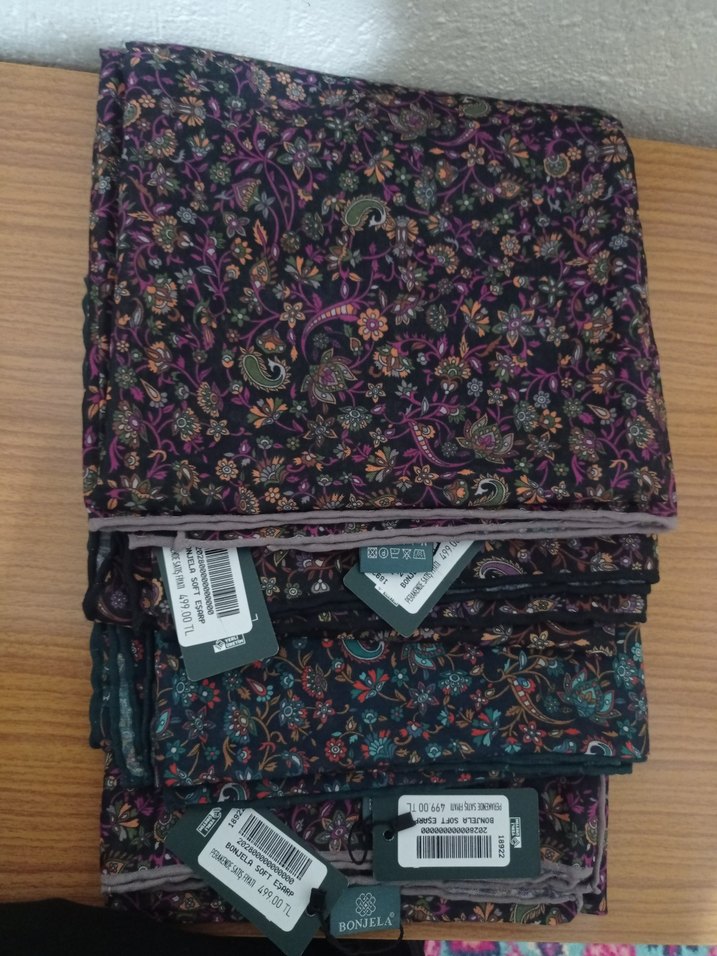 Bonjela soft pamuklu eşarp - Görsel 3