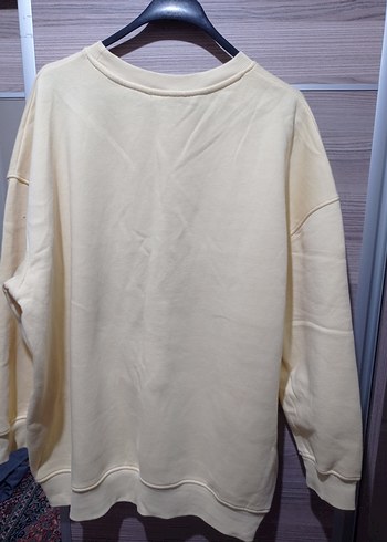 Kadın Sweatshirt, Bisiklet Yaka, Salaş Kesim - Görsel 8