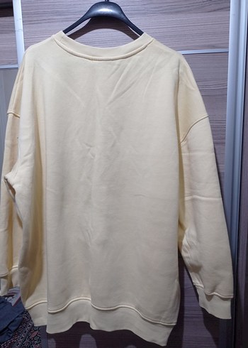 Kadın Sweatshirt, Bisiklet Yaka, Salaş Kesim - Görsel 7