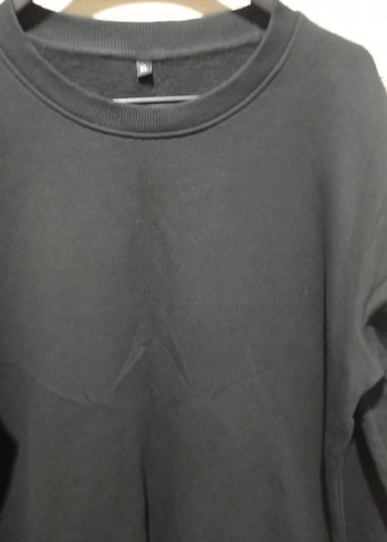 Siyah Kadın Oversize Sweatshirt - Görsel 10