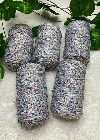 Makrome polyester simli kod 01