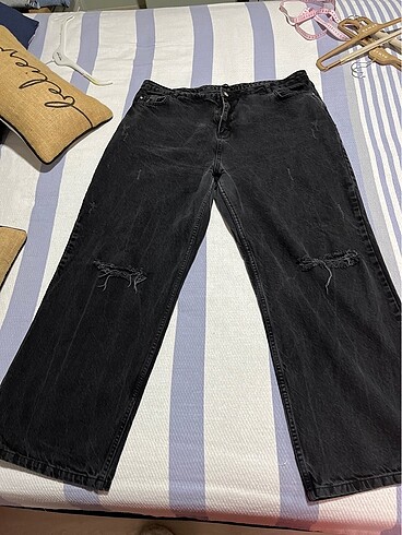 Yüksel bel wide leg jeans