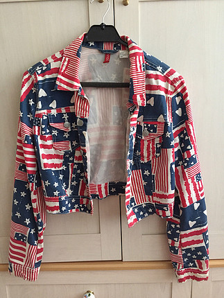 H&M desenli ceket