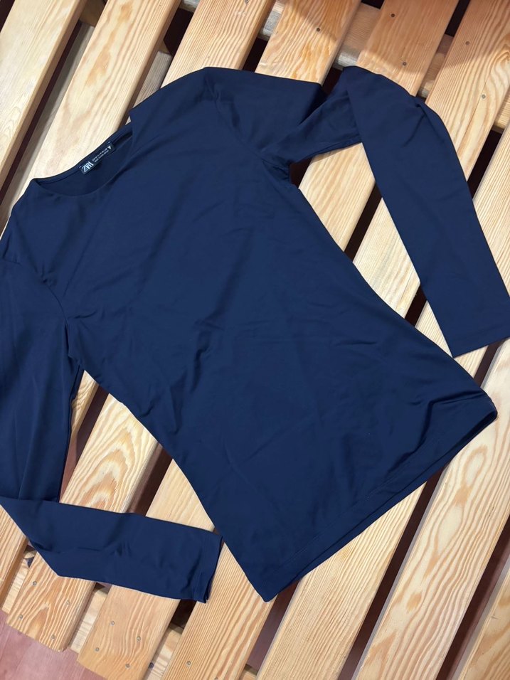 Siyah Erkek Dar Kesim Uzun Kollu Atlet - Görsel 3