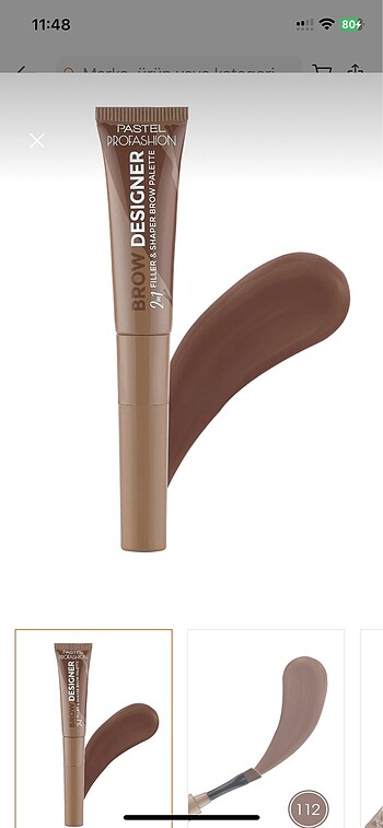 Pastel kaş jeli brow designer 2in1
