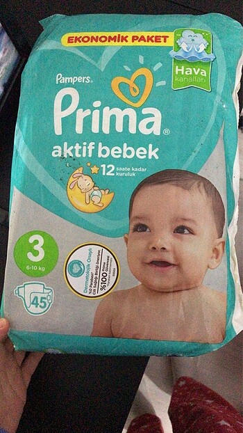 PRİMA SIFIR 3 numara bebek bezi