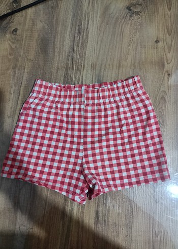 4 Yaş Beden Renkli Baskılı Kız Şortları, Rahat Kesim