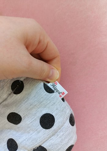 Kız Çocuk Kapüşonlu Puantiyeli Fermuarlı Yelek - Görsel 2