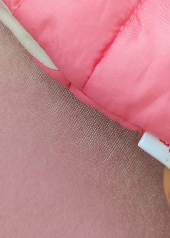 Kız Çocuk Kapüşonlu Fermuarlı Pembe Yelek - Görsel 3