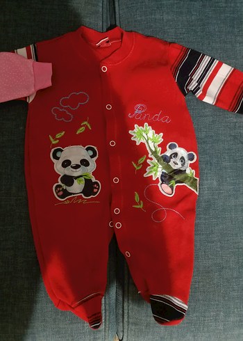 Renkli Baskılı Bebek Tulumları - Görsel 3