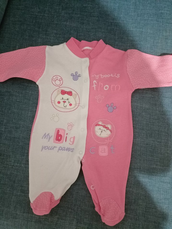 Renkli Baskılı Bebek Tulumları - Görsel 4