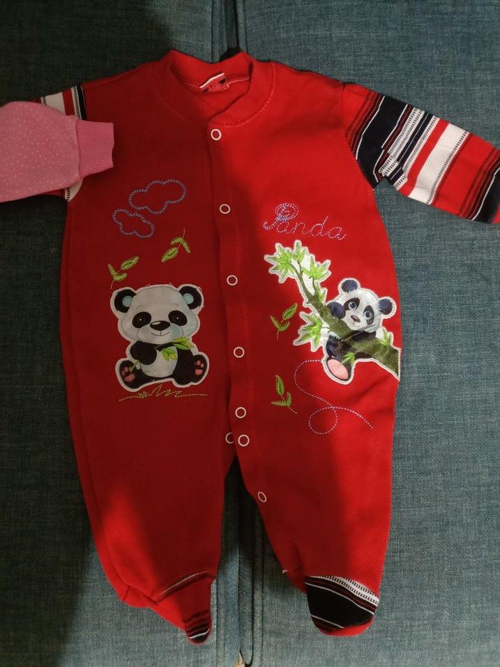 Renkli Baskılı Bebek Tulumları - Görsel 3