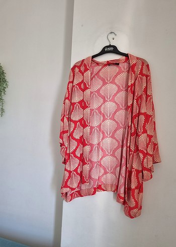 Batik Desenli Bohem Kadın Kimono